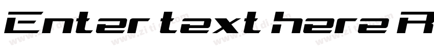 Enter text here Rese字体转换